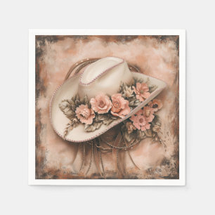 Boho Cowgirl Western Bloemen Trouwservetten Servet