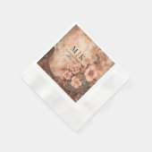 Boho Cowgirl Westerne bloemen bruiloft Servet (Hoek)