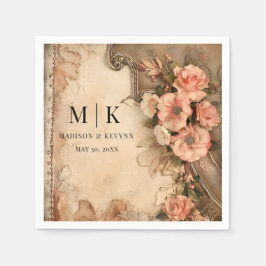 Boho Cowgirl Westerne Bloemen Trouwservetten Servet