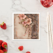 Boho Cowgirl Westerse bloemenservetten voor de bru Servet (Insitu)