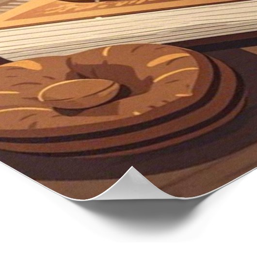 Boho Cozy Night - Vier gezellige nachten Poster (Hoek)