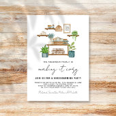 Boho Cozy Planten Housewarming Party Uitnodiging