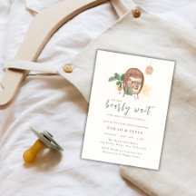 Boho Cozy Teddy Bear Slaap Baby shower