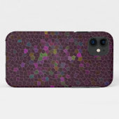 Boho Cranberry Quilted Tile Ethnic Graphic Case-Mate iPhone Case (Achterkant (horizontaal))