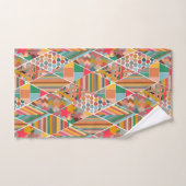 Boho Crazy Quilt Bad Handdoek (Handdoek)