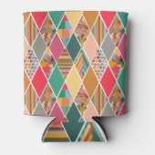 Boho Crazy Quilt Blikjeskoeler (Voorkant)