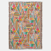 Boho Crazy Quilt Deken (Voorkant Verticaal)
