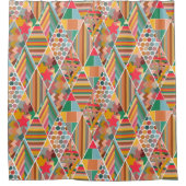Boho Crazy Quilt Douchegordijn (Voorkant)