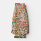 Boho Crazy Quilt Flesjeskoeler (Voorkant)