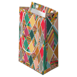 Boho Crazy Quilt Klein Cadeauzakje