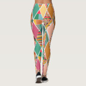 Boho Crazy Quilt Leggings (Achterkant)