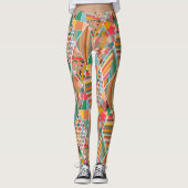 Boho Crazy Quilt Leggings (Voorkant)
