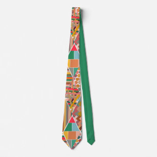 Boho Crazy Quilt Stropdas
