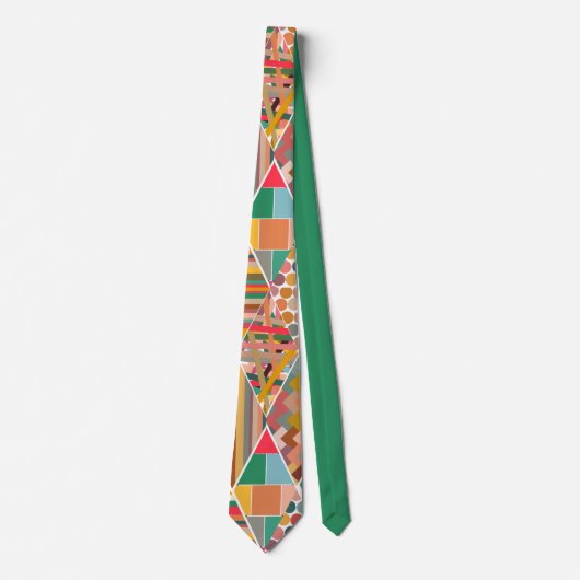 Boho Crazy Quilt Stropdas (Voorkant)