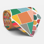 Boho Crazy Quilt Stropdas (Opgerold)