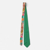 Boho Crazy Quilt Stropdas (Achterkant)