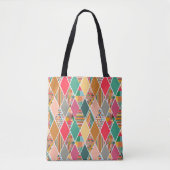 Boho Crazy Quilt Tote Bag (Voorkant)