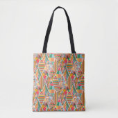 Boho Crazy Quilt Tote Bag (Voorkant)