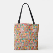 Boho Crazy Quilt Tote Bag (Achterkant)
