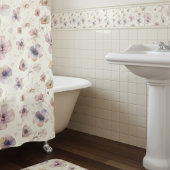 Boho Cream Blush Watercolor Wildflower Tegeltje