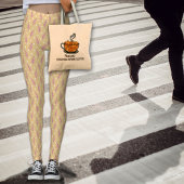 Boho Cream Roze Botanicals Leggings