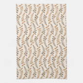 Boho Cream Varen Strings - naadloos patroon. Theedoek (Verticaal)