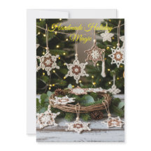 Boho Crochet Snowflake Kerstversiering