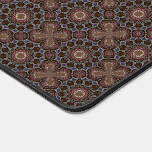 Boho Cross Batik Organic Pattern Bureaumat (Hoek)