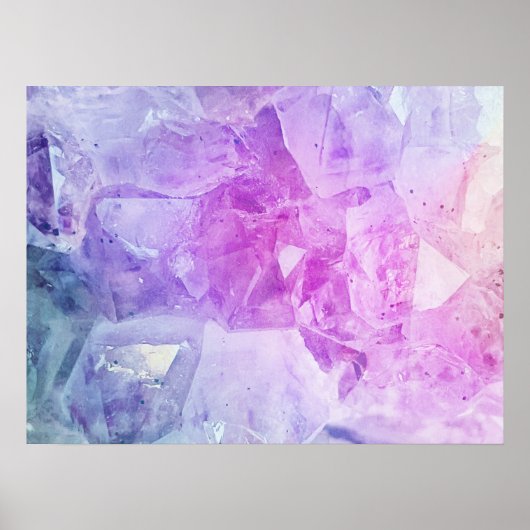 Boho Crystal Kleurrijke Mineral Art Fotografie Poster (Voorkant)