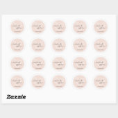Boho Custom Bedankt Sticker Verpakkingslabel (Vel)