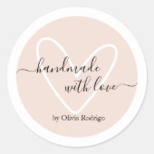 Boho Custom Bedankt Sticker Verpakkingslabel (Voorkant)