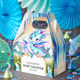 Boho Custom Dragon Baby shower Bedankdoosjes