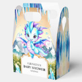 Boho Custom Dragon Baby shower Bedankdoosjes (Geopend)