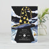 Boho Custom Magic Wizard Verjaardag Kaart (Staand voorkant)