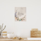 Boho Custom Quote Print Sign | Gepersonaliseerde o (Keuken)