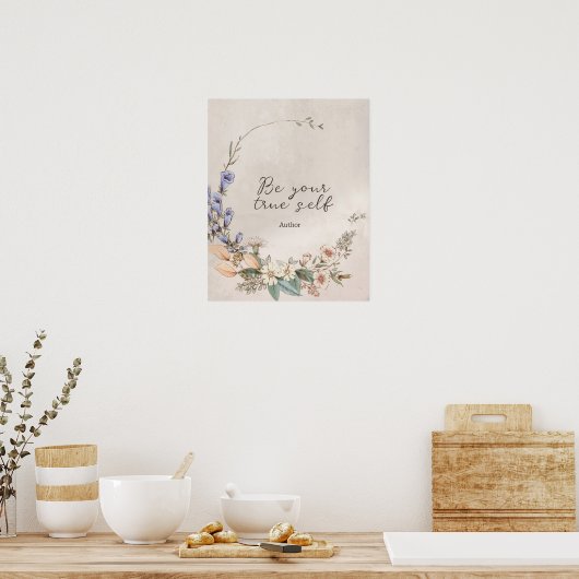 Boho Custom Quote Print Sign | Gepersonaliseerde o (Keuken)