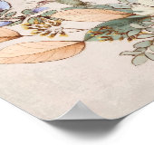 Boho Custom Quote Print Sign | Gepersonaliseerde o (Hoek)