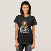 Boho Cute Girl T-shirt (Voorkant volledig)