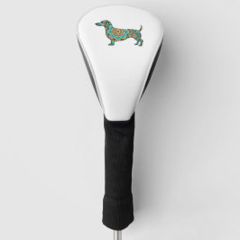 Boho Dachshund Golf Head Hoesje Golfheadcover