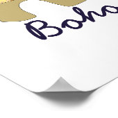 Boho Dad, Gold Elephant Poster (Hoek)