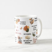 Boho Daily Herinneringen Affirmaties Koffiemok (Voorkant rechts)