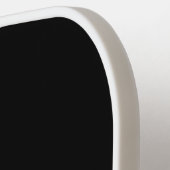 Boho Daisies Botanische Rustiek Zwart Pickleball Paddle (Links Detail)