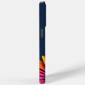 Boho Daisies Floral Botanische Marine Blauw Case-Mate iPhone Case (Achterkant / Rechts)