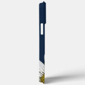 Boho Daisies Gepersonaliseerde Bloemen Navy Blauw Case-Mate iPhone Case (Achterkant / Rechts)