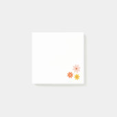 Boho Daisies Minimalist Post-It Notes (Voorkant)