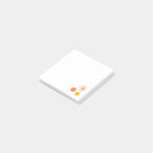 Boho Daisies Minimalist Post-It Notes (Schuin)