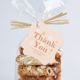 Boho Daisy 1e verjaardag Bedankjes Labels