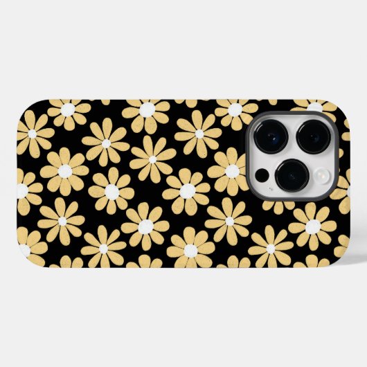 Boho Daisy Art - schetsmatig met de hand getekend Case-Mate iPhone Case (Achterkant (horizontaal))