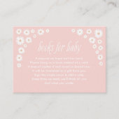 Boho Daisy Baby shower Enclosure Card Informatiekaartje (Voorkant)