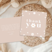 Boho Daisy bedankje Bedankkaart